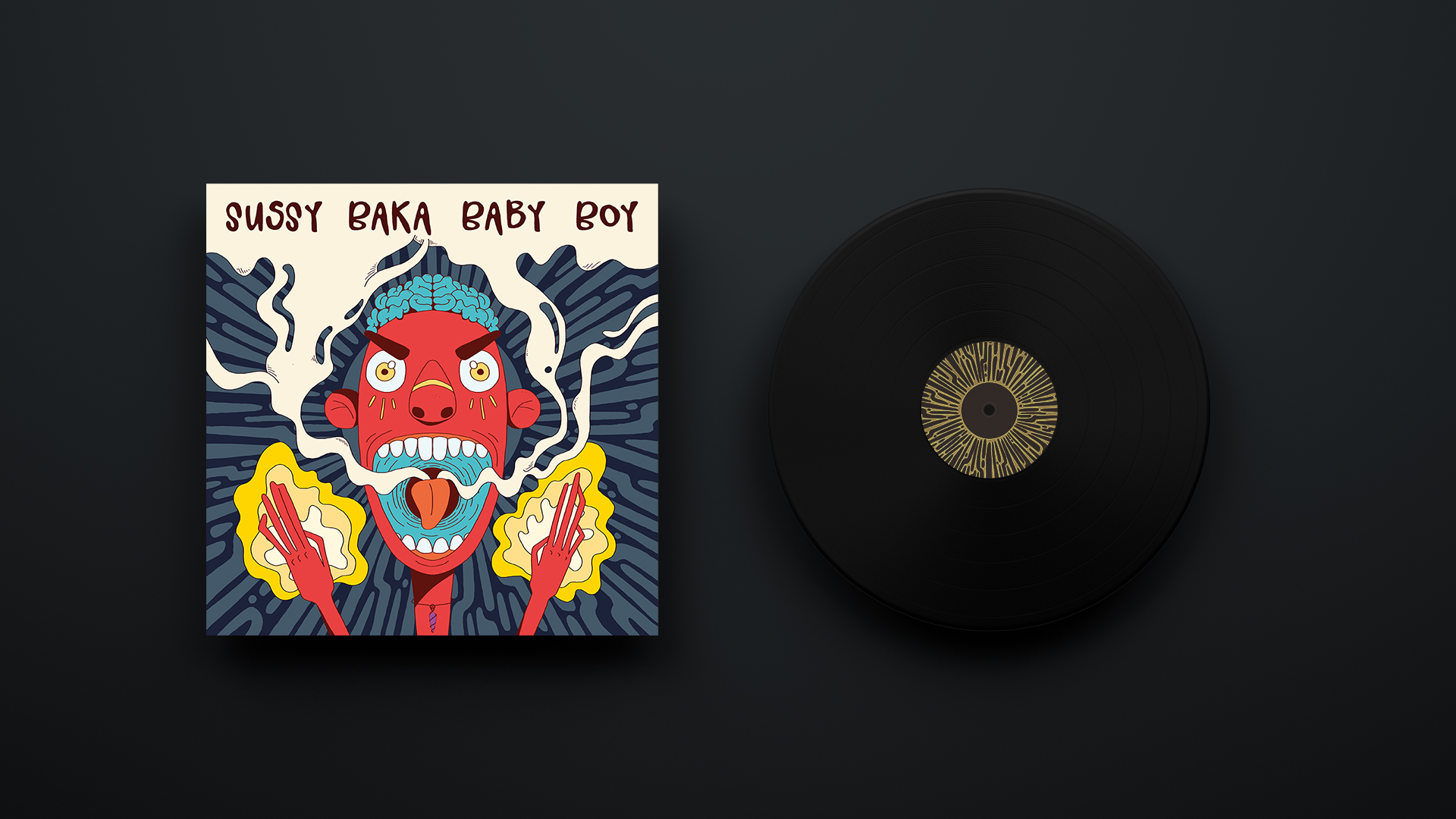 Sussy Baka Baby Boy – Front Cover and Vinyl